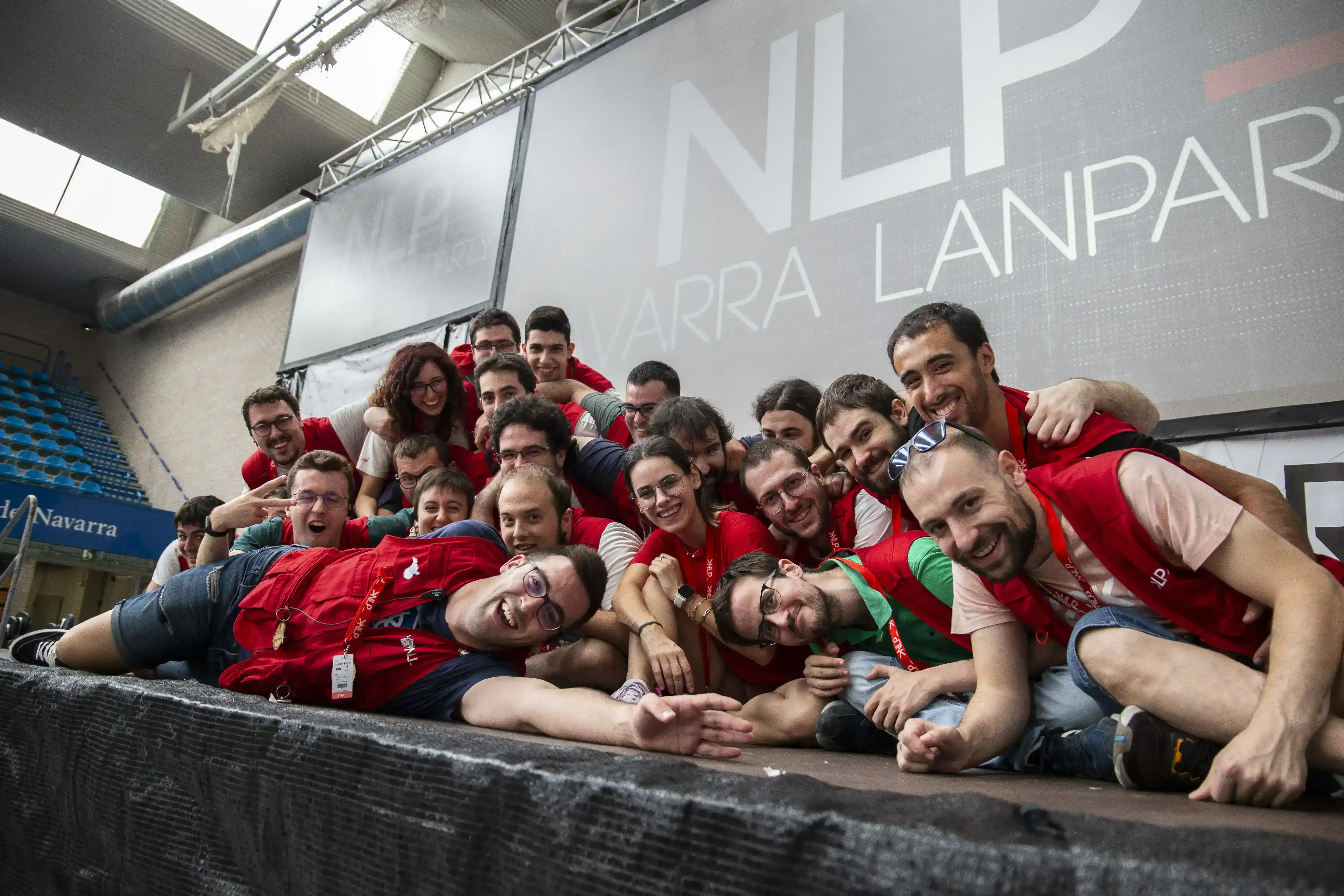El equipo de voluntarios de la Navarra LAN Party